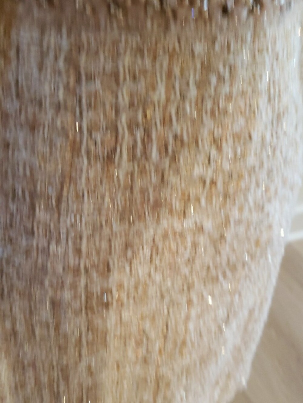 Kay Unger New York Cocktail Sheath Dress Sequin & Tweed Champagne Color Elegant - Picture 4 of 8